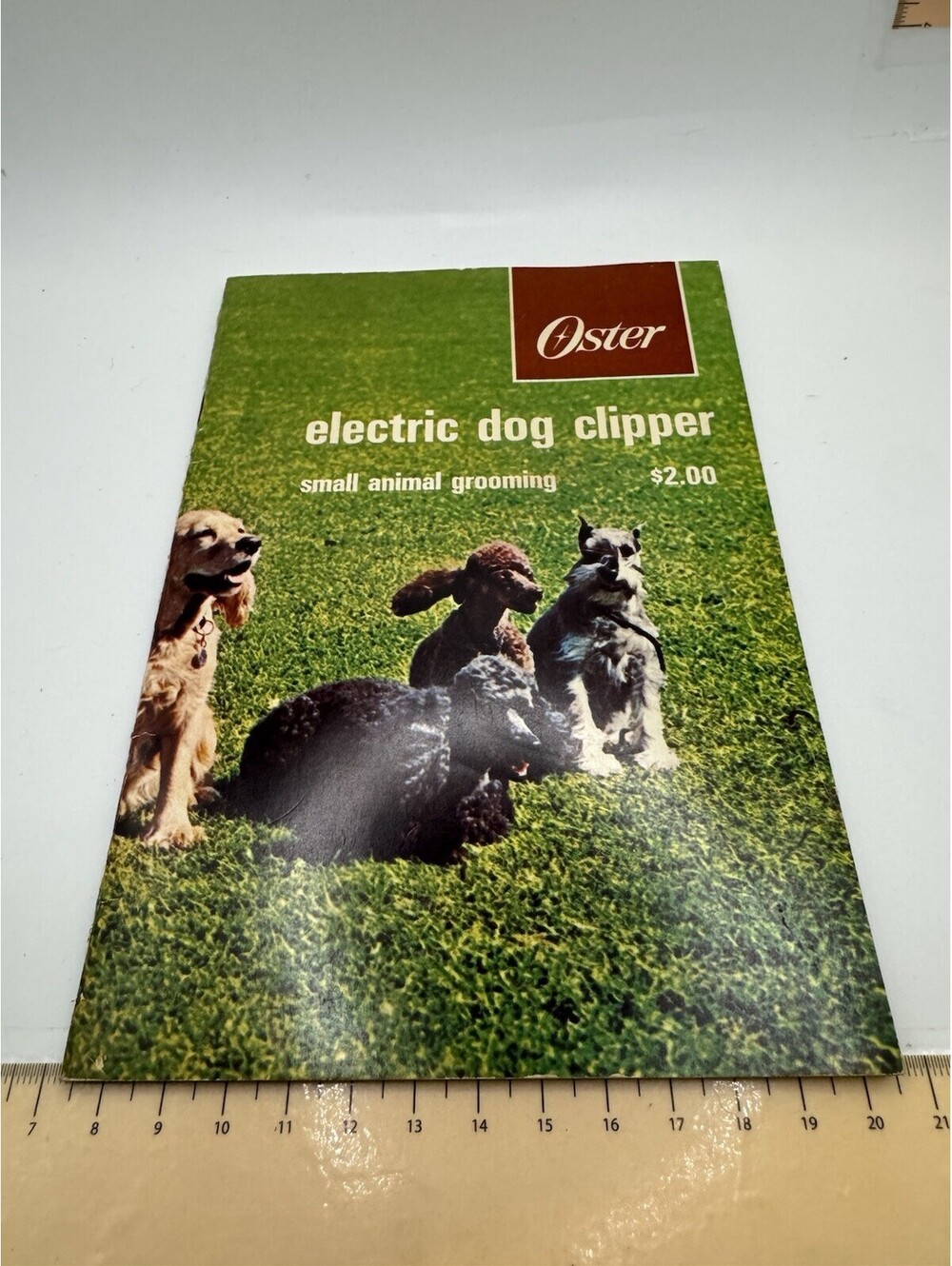 1969 Oster Electric Dog Clipper Small Animal Grooming Guide